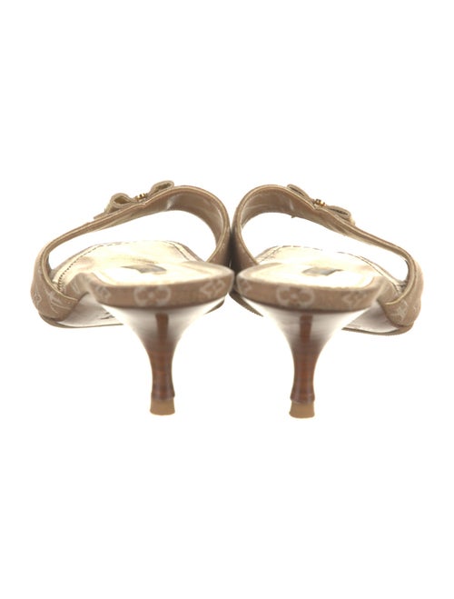 Louis Vuitton LV Monogram Canvas Slides