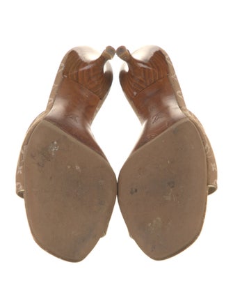 Louis Vuitton LV Monogram Canvas Slides