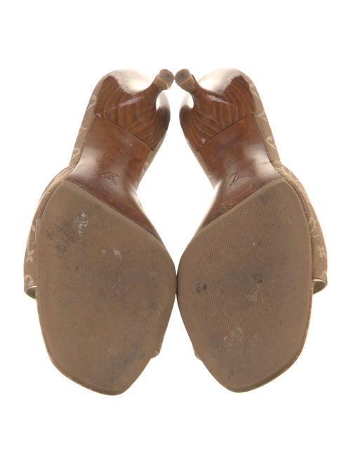 Louis Vuitton LV Monogram Canvas Slides