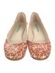 Louis Vuitton Patent Leather Animal Print Ballet Flats