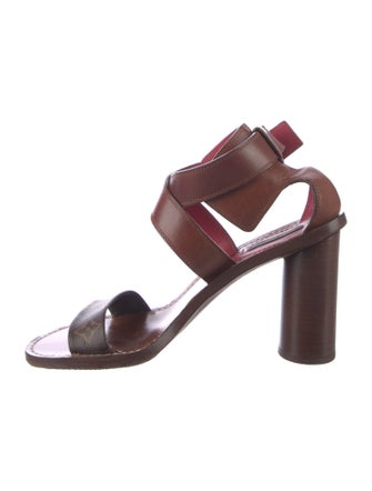 Louis Vuitton Monogram Pattern Leather Sandals