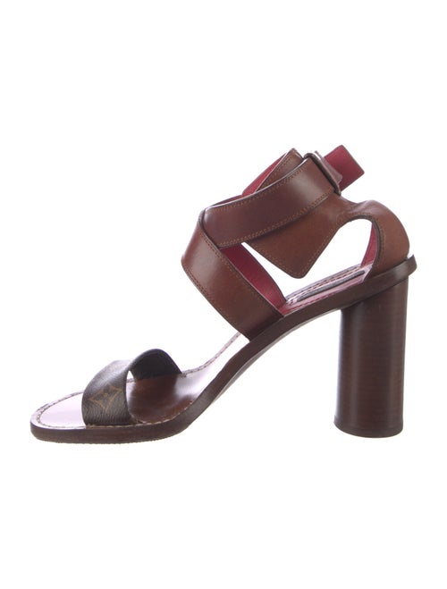 Louis Vuitton Monogram Pattern Leather Sandals
