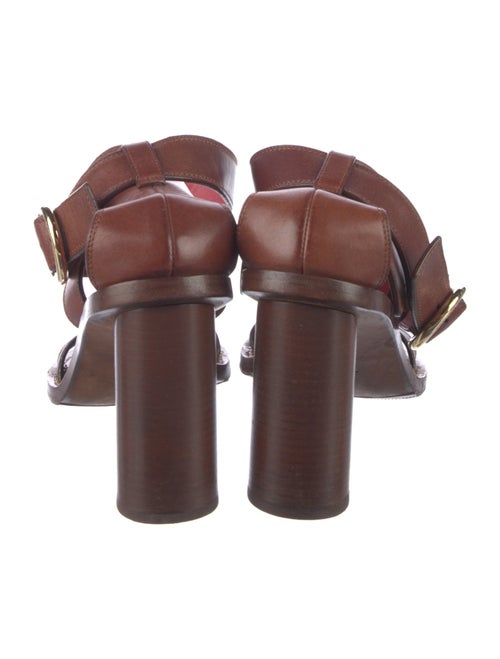 Louis Vuitton Monogram Pattern Leather Sandals