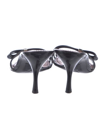 Louis Vuitton Patent Leather Slides