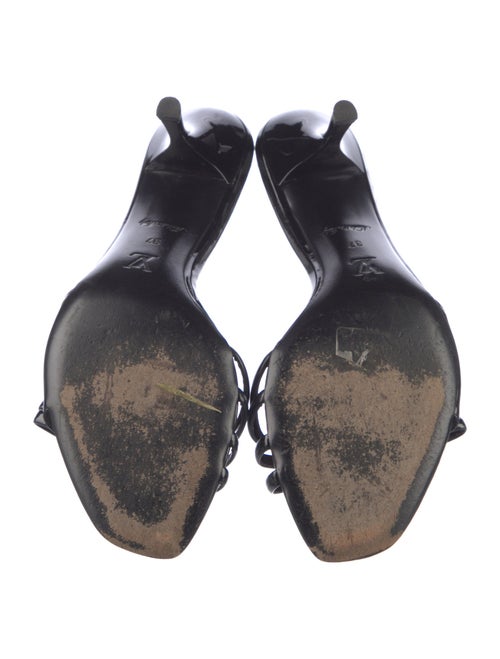 Louis Vuitton Patent Leather Slides