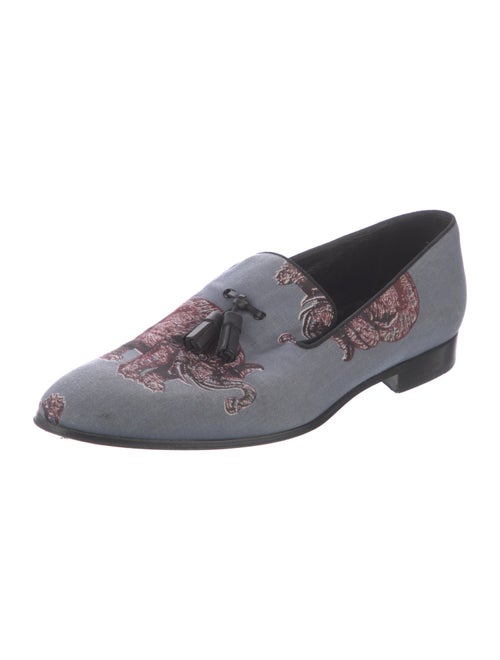 Louis Vuitton Floral Print Tassel Accents Slippers