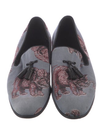 Louis Vuitton Floral Print Tassel Accents Slippers