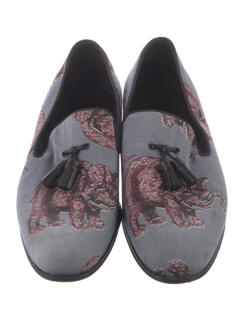 Louis Vuitton Floral Print Tassel Accents Slippers