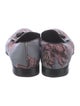 Louis Vuitton Floral Print Tassel Accents Slippers