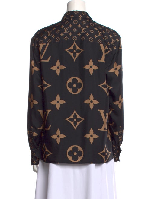 Louis Vuitton 2021 Silk Button-Up Top