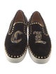 Christian Louboutin Suede Crystal Embellishments Sneakers