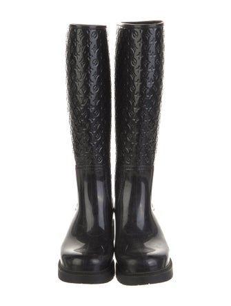Louis Vuitton LV Monogram Rubber Rain Boots