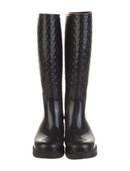 Louis Vuitton LV Monogram Rubber Rain Boots