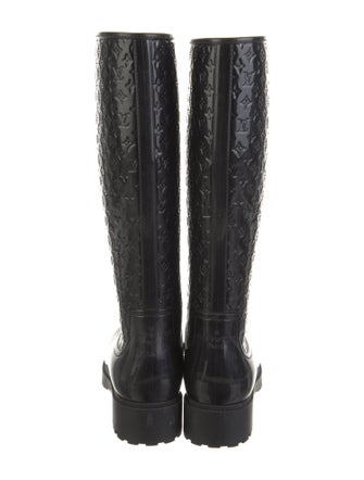 Louis Vuitton LV Monogram Rubber Rain Boots