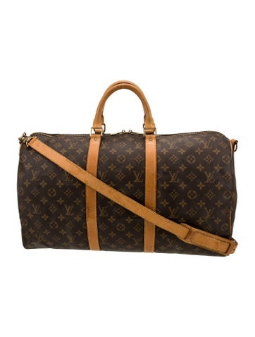 Louis Vuitton Luggage and Travel LV Monogram Keepall Bandouliere 50 Vintage
