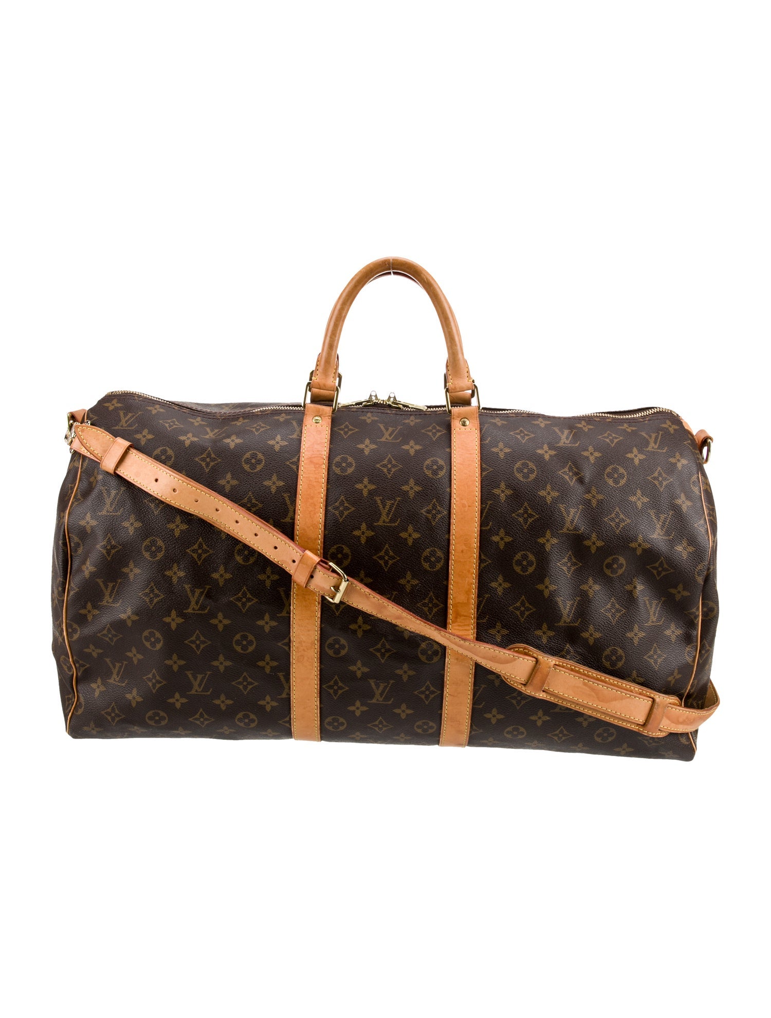 Louis Vuitton LV Monogram Keepall Bandouliere 55 Vintage