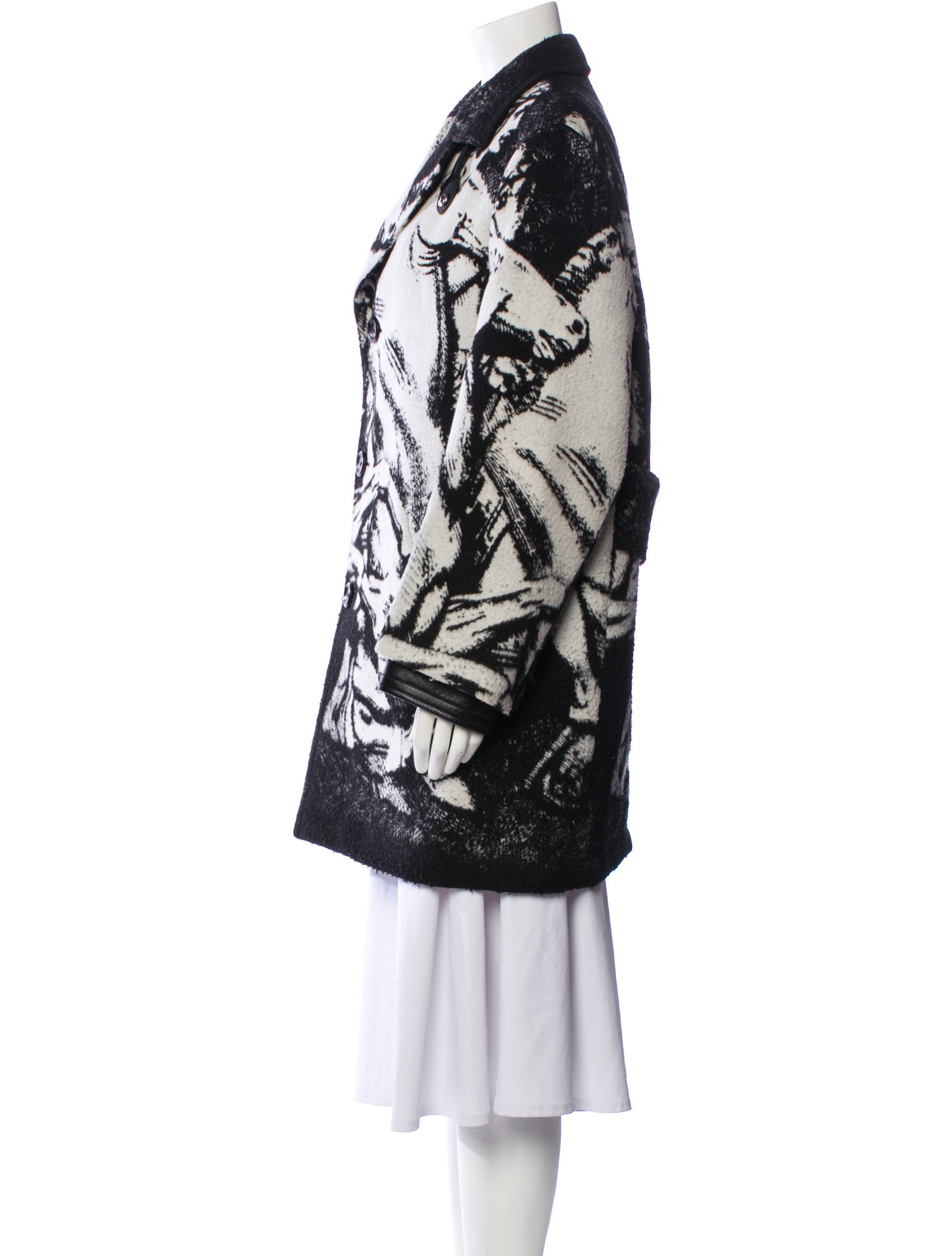 Louis Vuitton x FORNASETTI 2021 Wool Trench Coat