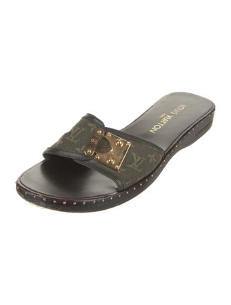 Louis Vuitton LV Monogram Canvas Slides