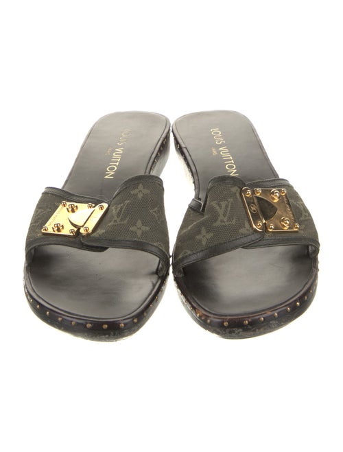 Louis Vuitton LV Monogram Canvas Slides