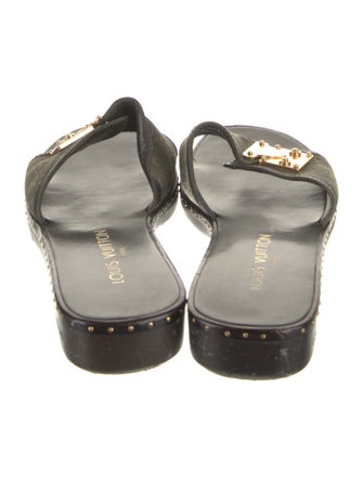 Louis Vuitton LV Monogram Canvas Slides