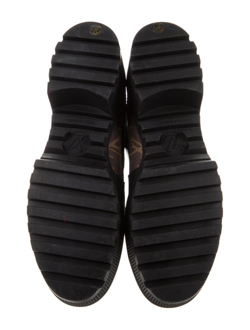 Louis Vuitton LV Monogram Suede Combat Boots