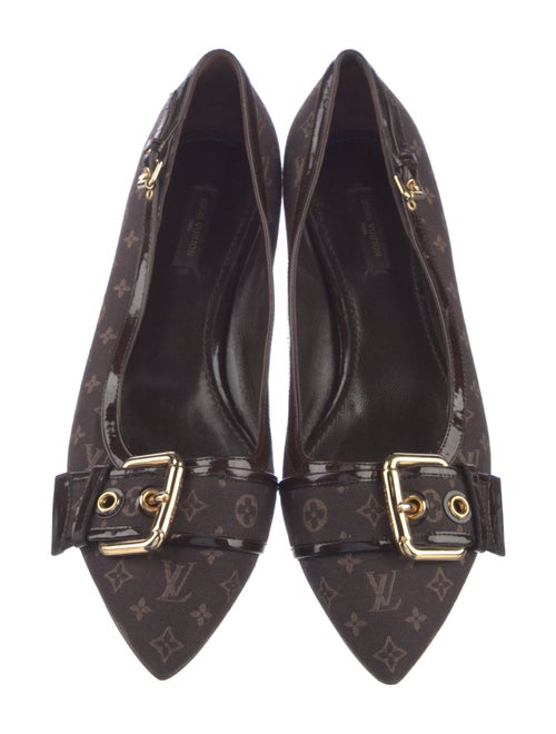 Louis Vuitton Canvas Printed Ballet Flats