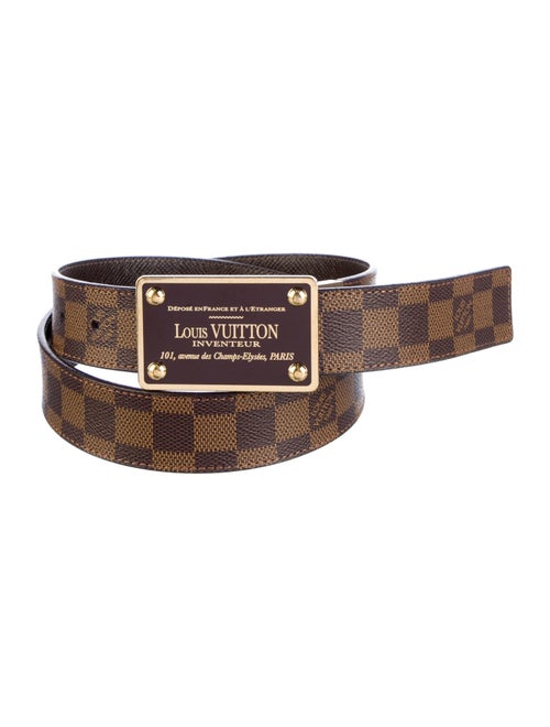 Louis Vuitton 2011 Inventeur Reversible 40MM Belt