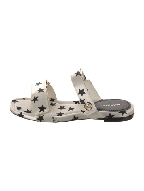Louis Vuitton Signature Logo Satin Slides