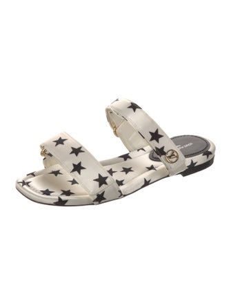 Louis Vuitton Signature Logo Satin Slides