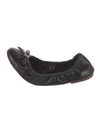 Louis Vuitton Monogram Pattern Leather Ballet Flats