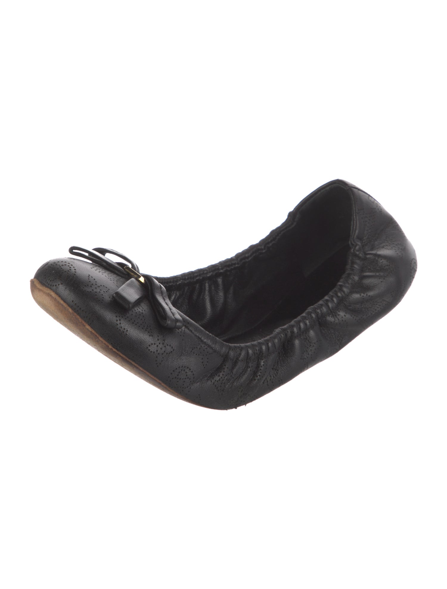 Louis Vuitton Monogram Pattern Leather Ballet Flats
