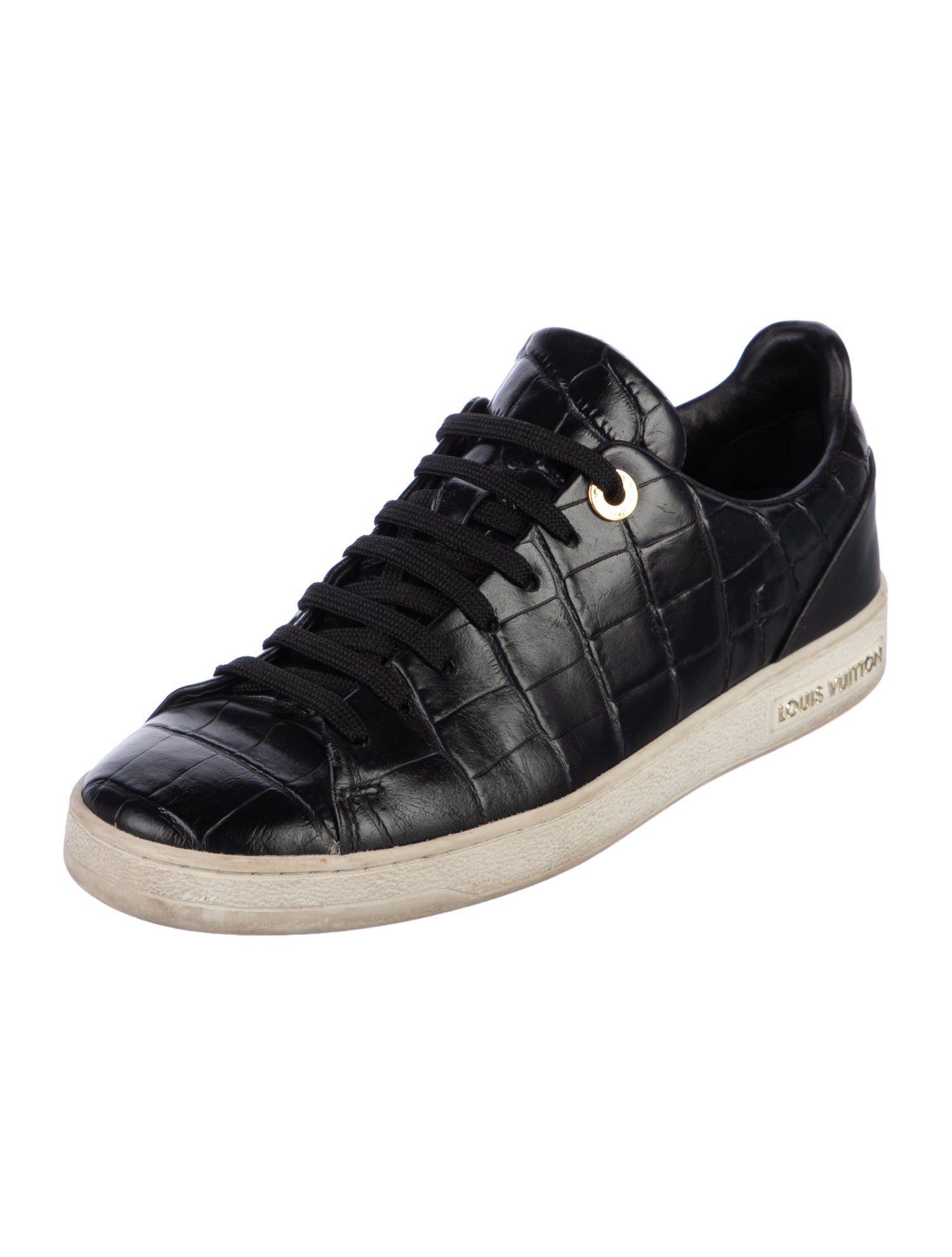 Louis Vuitton Embossed Leather Sneakers