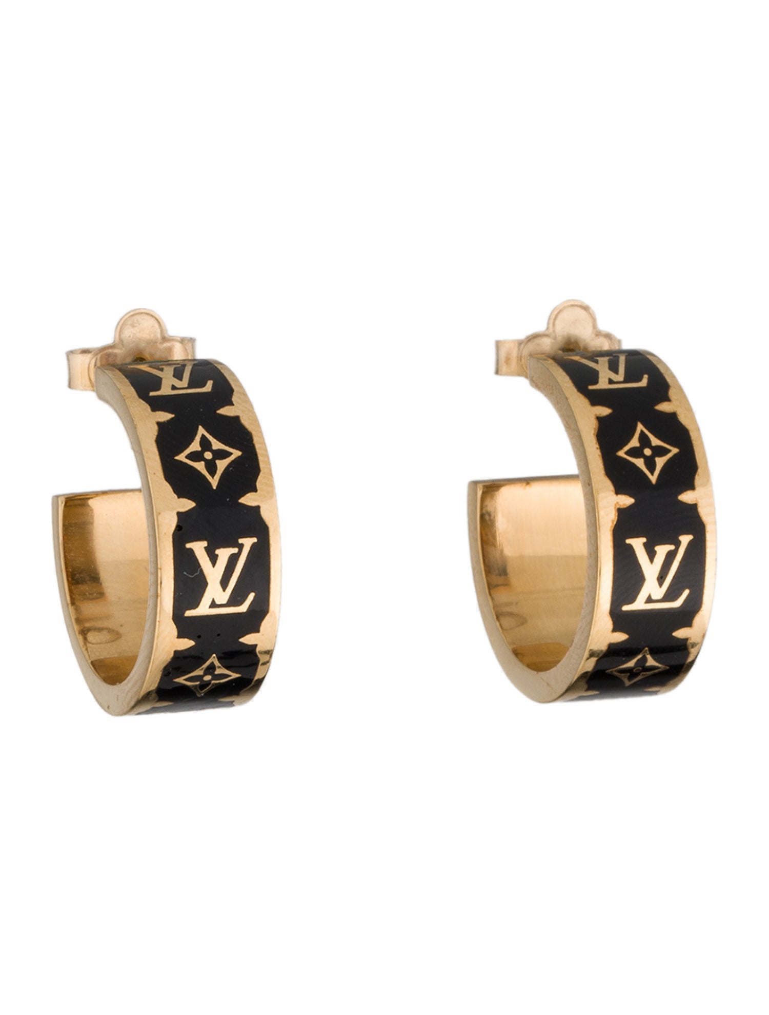 Louis Vuitton Nanogram Enamel Earrings