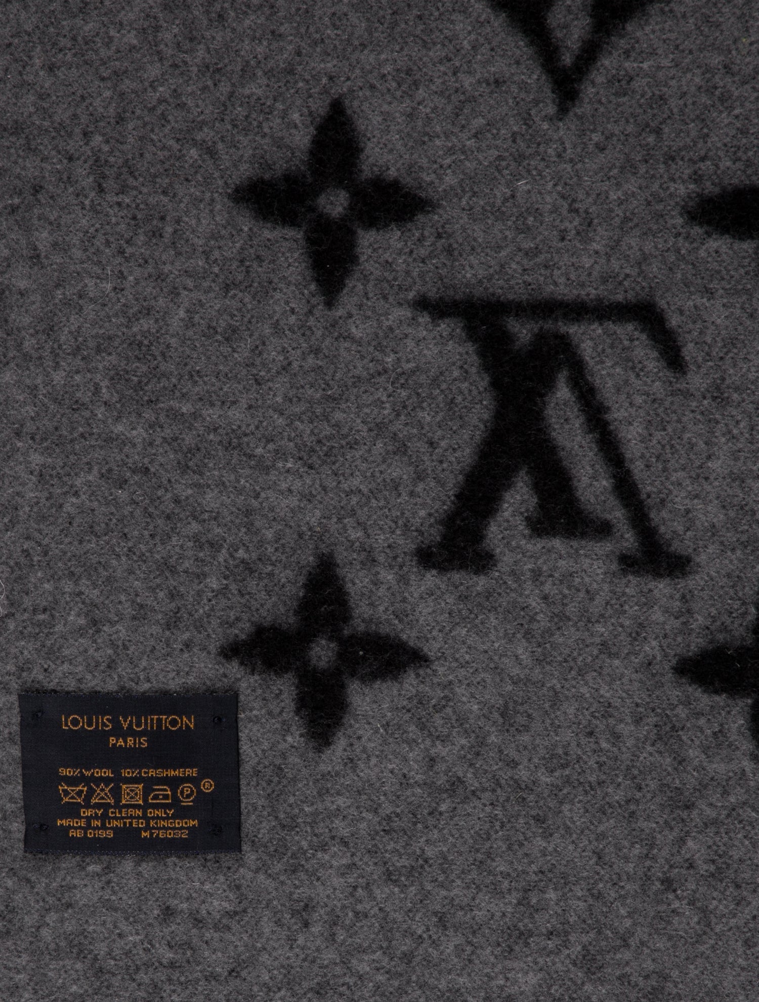 Louis Vuitton Monogram Eclipse Throw Blanket