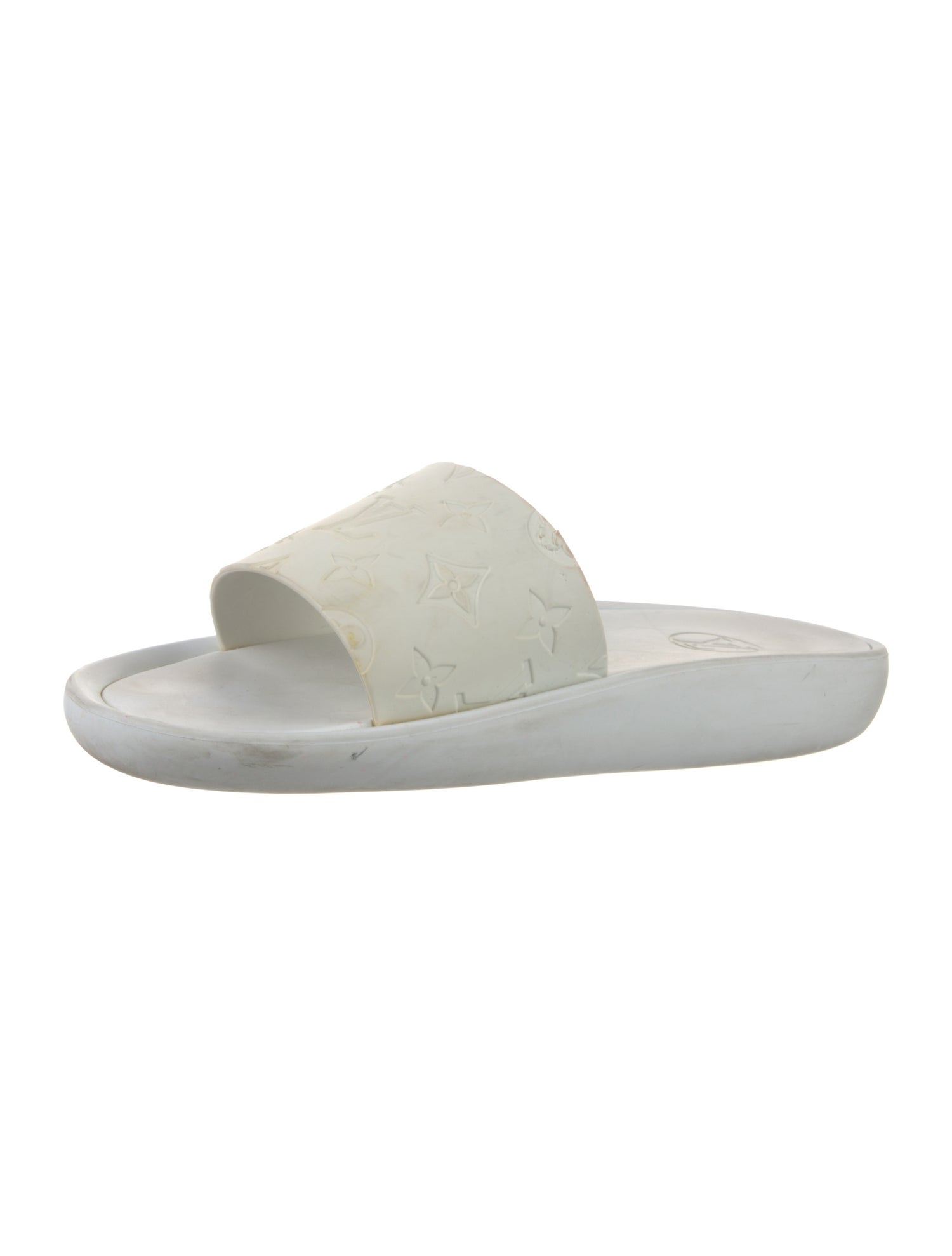 Louis Vuitton LV Monogram Rubber Slides