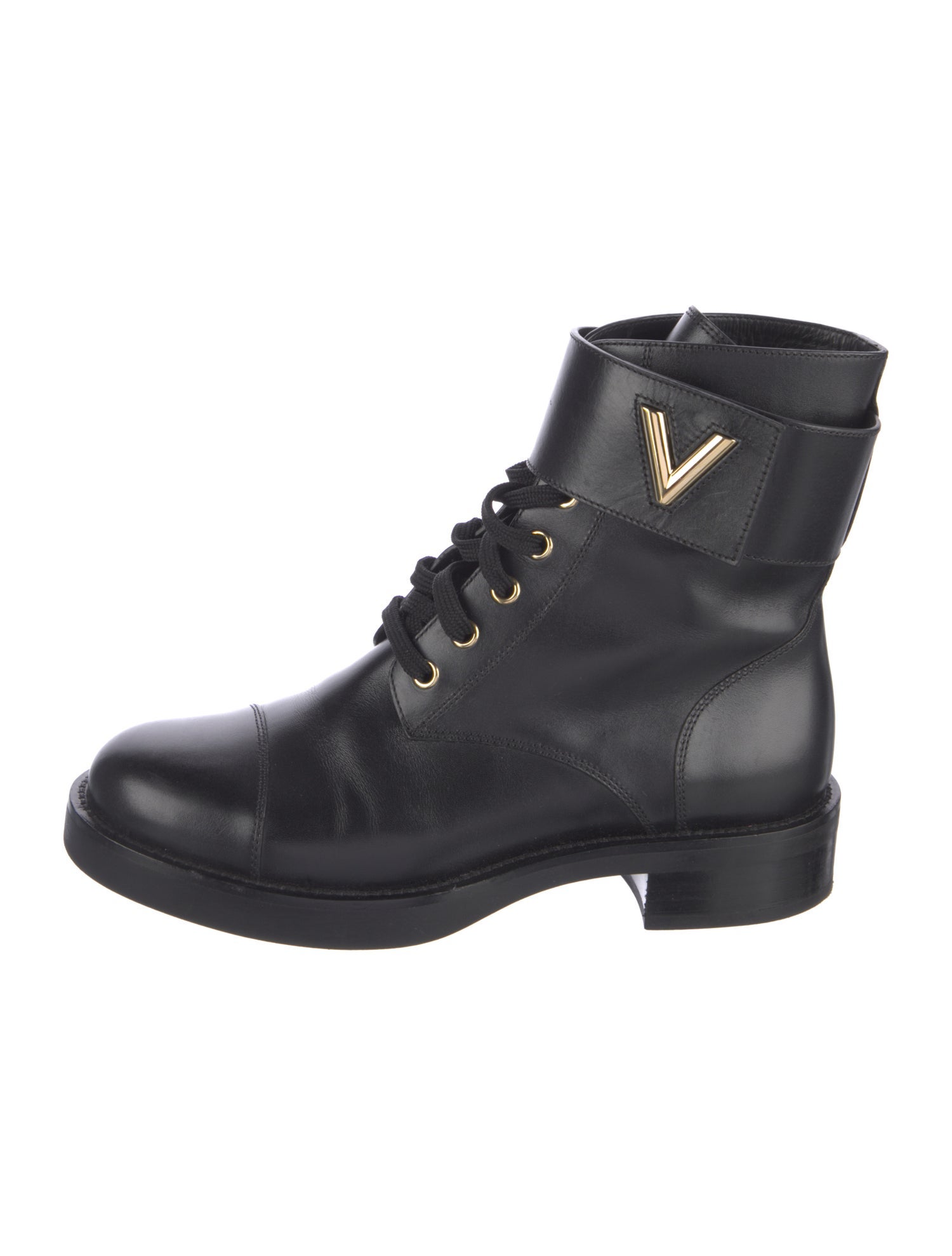 Louis Vuitton 2017 Wonderland Flat Ranger Combat Boots