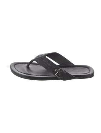 Louis Vuitton Leather Flip Flops