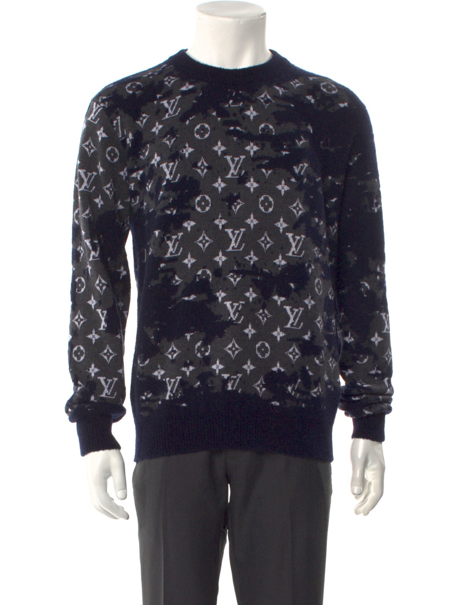 Louis Vuitton 2021 Monogram Pattern Pullover