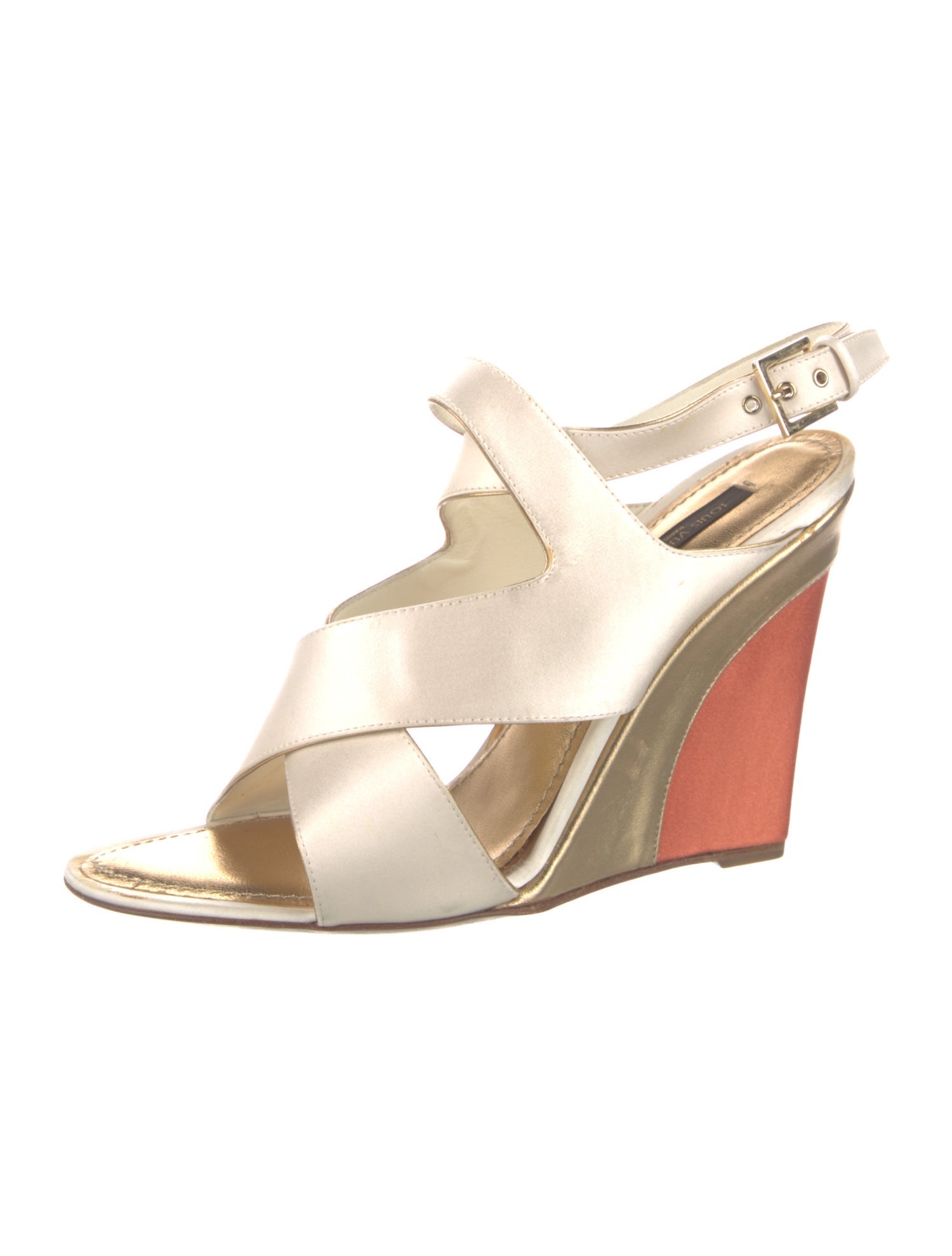 Louis Vuitton Satin Sandals
