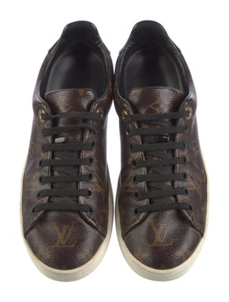 Louis Vuitton Leather Printed Sneakers