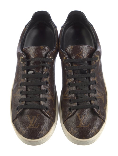 Louis Vuitton Leather Printed Sneakers