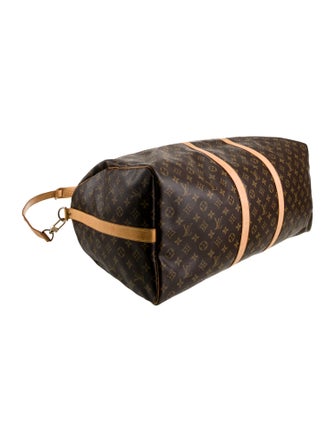 Louis Vuitton LV Monogram Keepall Bandouliere 60 Vintage