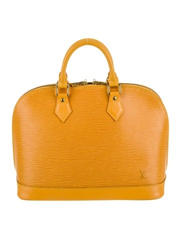 Louis Vuitton Handle Bags Epi Leather Alma PM Vintage