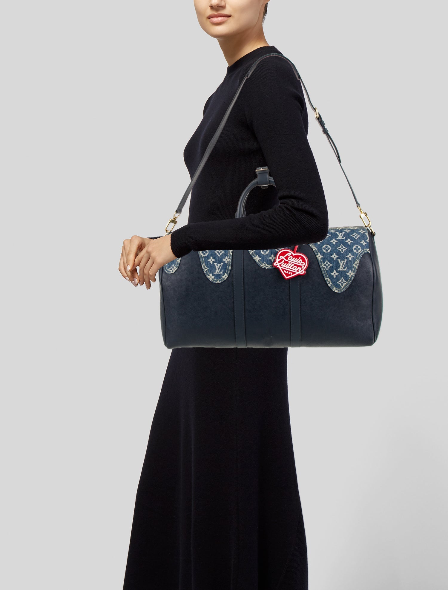Louis Vuitton Denim Weekender Bag 50