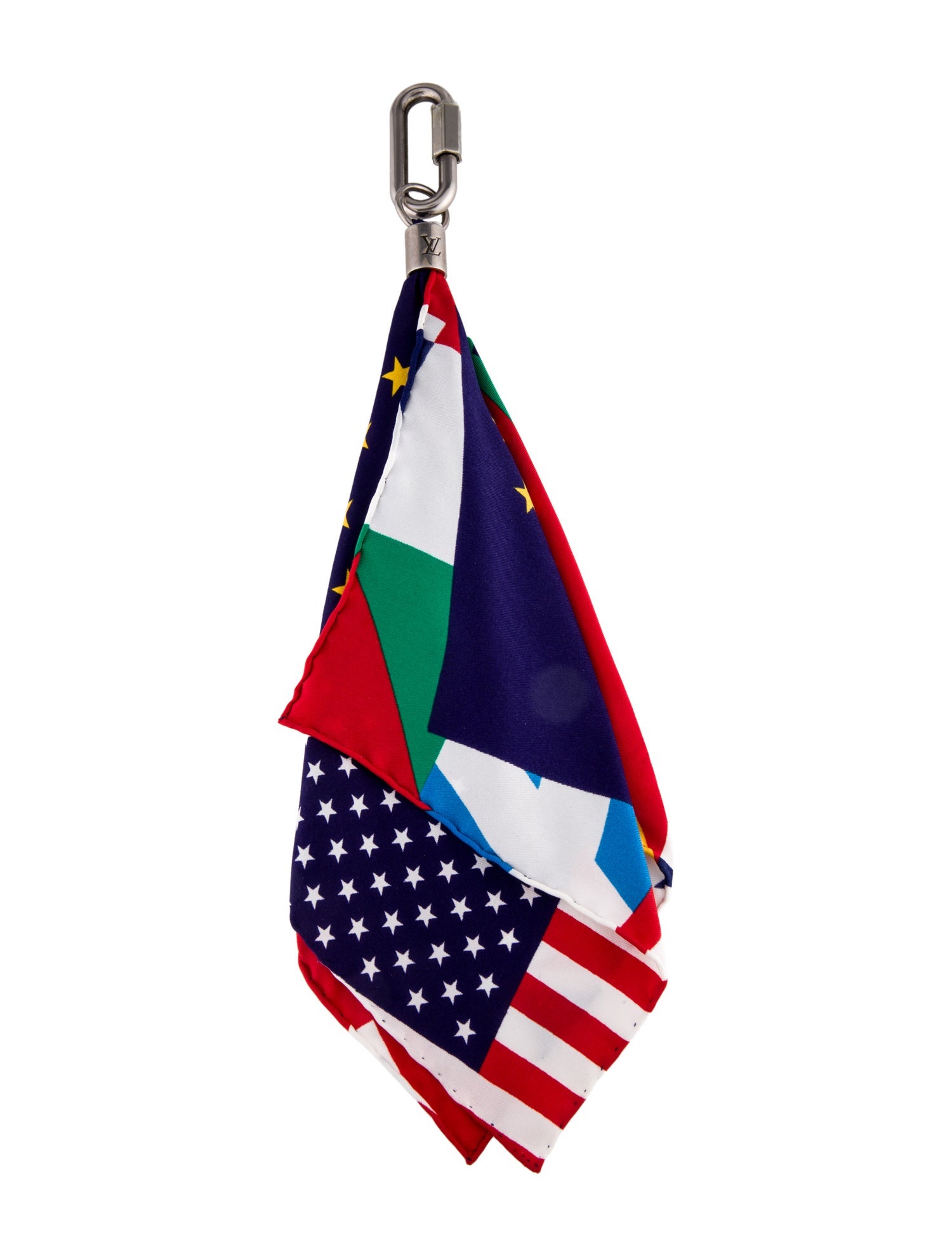 Louis Vuitton Silk Flags Bag Charm