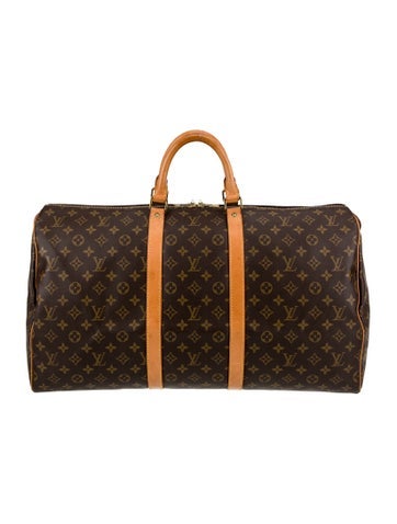 Louis Vuitton Luggage and Travel LV Monogram Keepall 55 Vintage