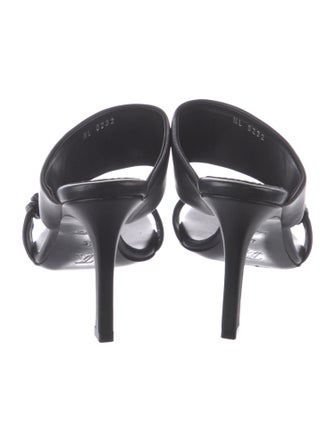 Louis Vuitton Leather Printed Slides