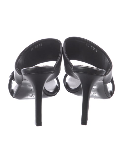Louis Vuitton Leather Printed Slides