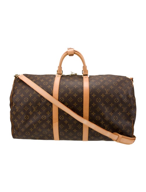 Louis Vuitton LV Monogram Keepall Bandouliere 55 Vintage