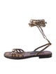 Louis Vuitton Leather Gladiator Sandals